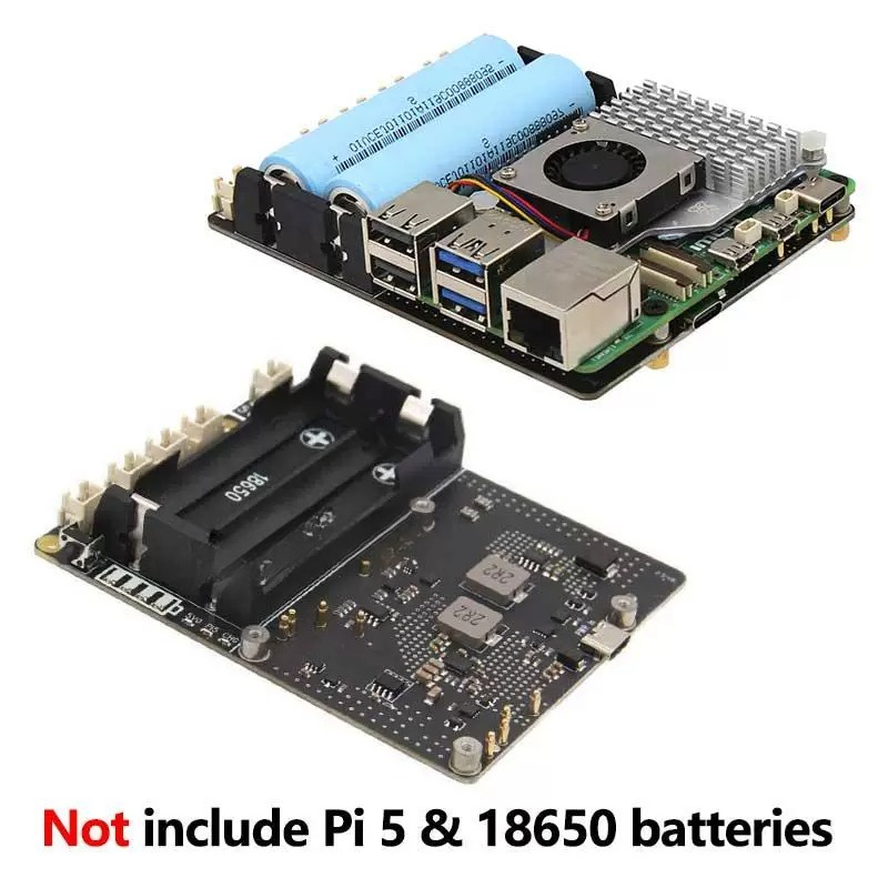Raspberry Pi 5 X1201 UPS Power - đánh giá và giá Raspberry Pi Uninterrupted Power Supply Ups 18650